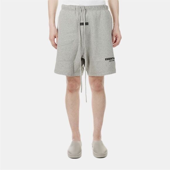 Essentials Fear of God Essentials Men’s Sweat Short 'Dark Heather Oatmea… - Picture 1 of 7